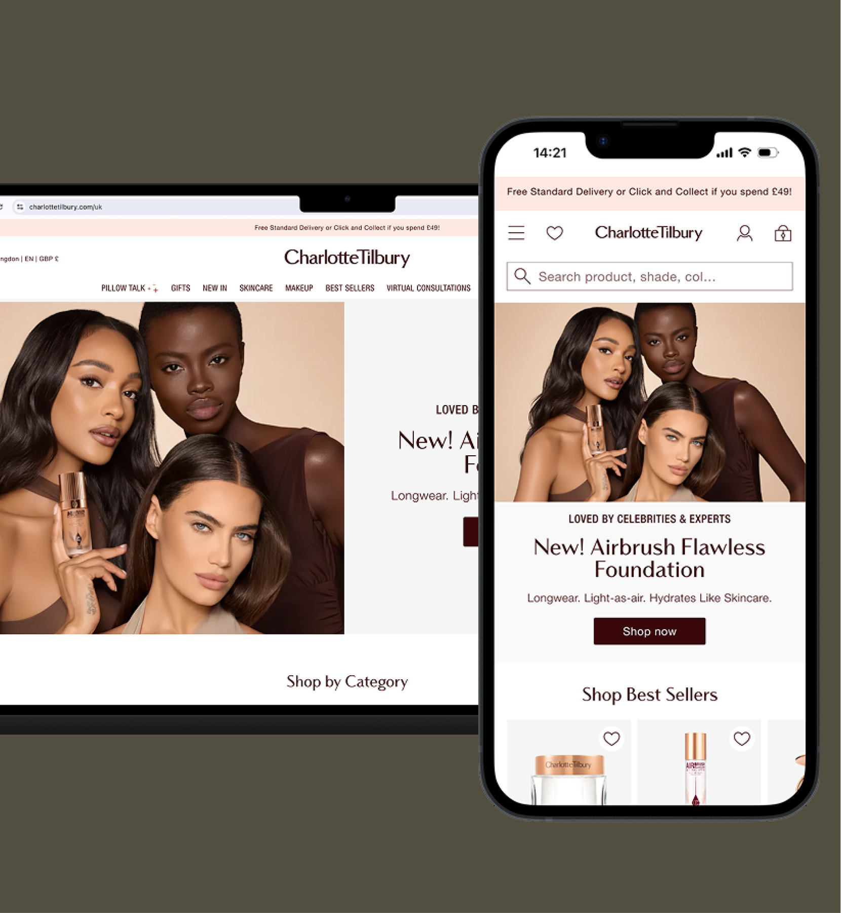 Premium Experience Redesign of CharlotteTilbury.com — A premium, personalised and more intuitive shopping experience across the homepage, product listing pages and inline merchandising.